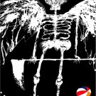 8344.Cuidame.cuban documentary.skeleton with wing.POSTER.movie decor graphic art
