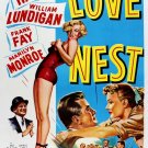 3351.Love Nest Marilyn Monroe movie film POSTER.Home Locker Room Art decoration