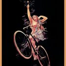 3523.Sirius Bicycle nude french rider POSTER.Turkey.Home Room Office art decor