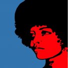 7152.Freedom for angela davis.close up of lady with afro.POSTER.art wall decor 7152.Freedom for angela davis.close up of lady with afro.POSTER.art wall decor
