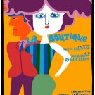 7171.La boutique.agentinan co-production.woman.purple hair.POSTER.art wall decor