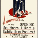 7479.Federal art project.southern illinois exhibition.POSTER.art wall decor
