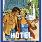 6239.Habana.cuba.hotel rivera.young couple on beach.POSTER.Home Office art