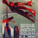 6372.Grande Semaine aviation rouen.read air plane.POSTER.Home Office art