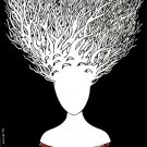 8371.Dulcima.english film.woman has tree for hair.POSTER.movie decor graphic art