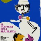 8433.El fantasma de la sra. blanca.czech film.POSTER.movie decor graphic art