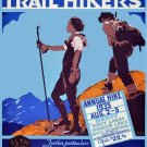 2871.Canadian Skyline Trail Hikers Travel POSTER.Home Room Office Wall art decor