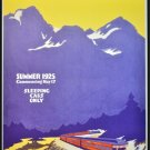 2867.Canada Summer 1925 Train Travel POSTER.Home Room Office Wall art decor
