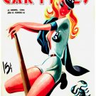 7769.Carteles.Woman in baseball uniform.scorpion mascot.POSTER.art wall decor