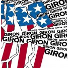 8569.GIron.cuban film.american flag shredded.POSTER.movie decor graphic art