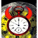 5715.Los cells y la medicine.polish film.clock with horns.POSTER.art wall decor 5715.Los cells y la medicine.polish film.clock with horns.POSTER.art wall decor