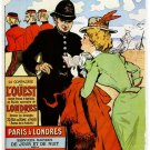 5867.Chemins de fe de l'quest.woman talking to policeman.OSTER.Home Office art 5867.Chemins de fe de l'quest.woman talking to policeman.OSTER.Home Office art