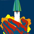 8425.El domino del fuego.soviet film.rockets.POSTER.movie decor graphic art