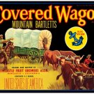 8822.Covered wagonbrand.moutain bartletts.POSTER.art wall decor graphic art