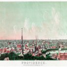 7834.Providence.from prospect terrace.view of city.POSTER.art wall decor