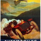 7402.Automobiles peugeot.man chasing racing car.POSTER.art wall decor 7402.Automobiles peugeot.man chasing racing car.POSTER.art wall decor