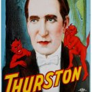 7428.Thurston.world's famous magician.man with two devils.POSTER.art wall decor