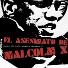 7597.El asesinato de malcolm X.close up of maclom X.POSTER.art wall decor