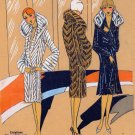 5427.Les idées nouvelles.women modelling coats.POSTER.decor Home Office art