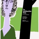 8701.La señorita fea.czech film.orindary woman.POSTER.movie decor graphic art