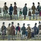 8998.Well dressed men gathered in conversation..POSTER.decor Home Office art