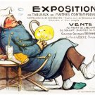 8999.Eposition.Man sits with cast on left leg.POSTER.decor Home Office art