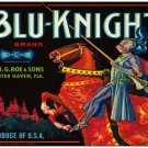8844.Blue-Knight brand.knight on horse.POSTER.art wall decor graphic art 8844.Blue-Knight brand.knight on horse.POSTER.art wall decor graphic art