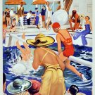 2855.Canadian Cruises Fun at the Pool Travel POSTER.Home Room Wall art decor 2855.Canadian Cruises Fun at the Pool Travel POSTER.Home Room Wall art decor