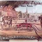 9140.Remington agricultural company.fire engines.POSTER.decor Home Office art