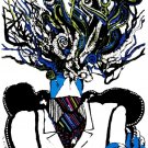 8736.Lokis.polish film.tentacle head.blue hand.POSTER.movie decor graphic art