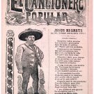 8008.El canconero.popular.jesus negrete.newspaper clipping.POSTER.art wall decor