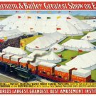 8873.The barnum and bailey greatest show.POSTER.art wall decor graphic art 8873.The barnum and bailey greatest show.POSTER.art wall decor graphic art