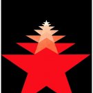8122.17th anniversary of july 26.red stars.gradients.POSTER.art wall decor 8122.17th anniversary of july 26.red stars.gradients.POSTER.art wall decor