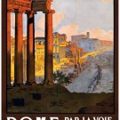 7929.Rome.par la vii d mon-cenis.ruins next to ocean.POSTER.art wall decor