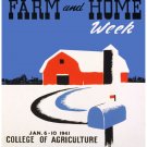 9896.University of illinois.Annual farm and home.POSTER.home decor graphic art