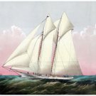 8978.Large sail boat sailing in tranquil ocean.POSTER.decor Home Office art
