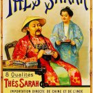 2804.Sarah Chinese Tea ad French POSTER.China Asian Oriental Room art decoration