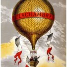 9504.H Lachambre.Hot air balloon.French flags hang.POSTER.decor Home Office art