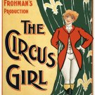 9872.the circus girl.Charles frogman's production.POSTER.home decor graphic art 9872.the circus girl.Charles frogman's production.POSTER.home decor graphic art