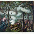 9056.Battle of tippecanoe.indians vs soldiers.POSTER.decor Home Office art