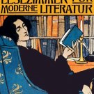 9428.Bibliothek una leserzimmer.woman sitting.POSTER.decor Home Office art