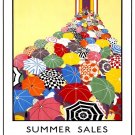 9424.Summer sales.quickly reached.colorful umbrella.POSTER.decor Home Office art