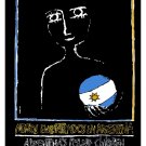 7156.Niños encontrados en argentina.Chalk drawing of child.POSTER.art wall decor