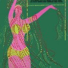 9341.Tulipa.cuban film.woman in pink.beads dances.POSTER.decor Home Office art
