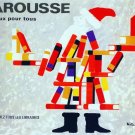 6766.Larousse.cadeaux oour tous.santa claus made of books.POSTER.art wall decor