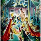 8072.Cuban manger.birth of christ.angels singing.christmas.POSTER.art wall decor