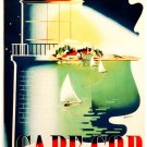 7371.Cape cod.new haven railroad.lighthouse overlooks lake.POSTER.art wall decor