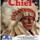 9660.the chief.famous all pullman streamliner.POSTER.decor Home Office art