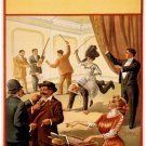 9582.Woman dancing.people frolicking.socializing.POSTER.decor Home Office art