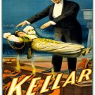 9543.Kellar.levitation.man levitating a woman.POSTER.decor Home Office art